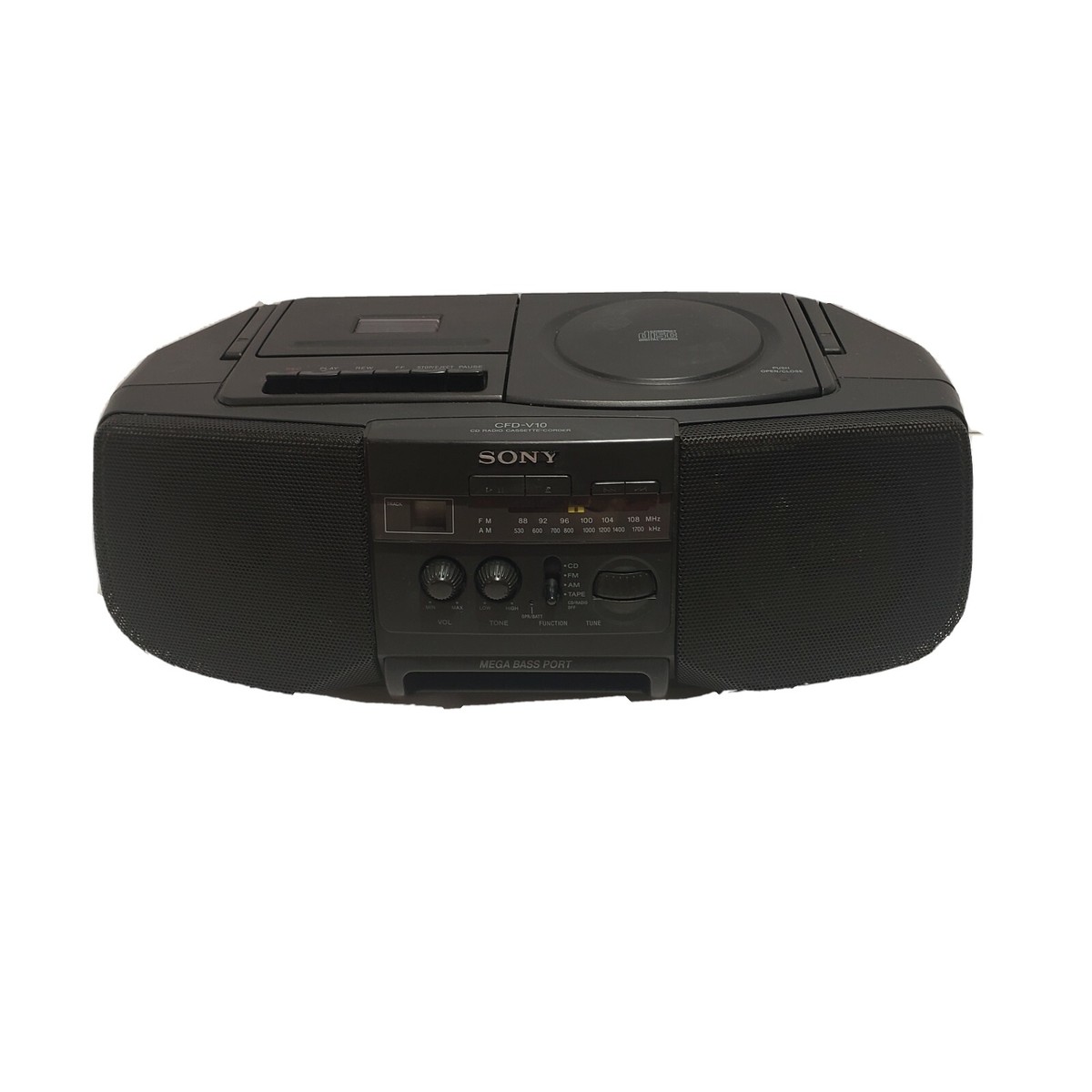 Sony Vintage CD RADIO CASSETTE-CORDER model # CDF-V10 | eBay