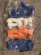 NOLAN RYAN EXPRESS TO COOPERSTOWN Limited Ed. SET OF 4 BEANIE BABIES baseball