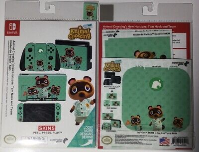 Animal Crossing New Horizons Tom Nook And Team Switch Console Skin Acnh Nintendo Ebay