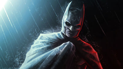 DC  art illustration comics universe batman bruce wayne playmat gaming mat
