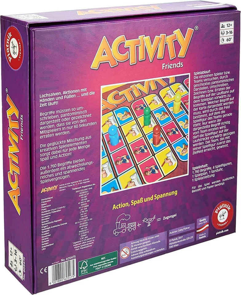 Activity - Friends Gesellschaftsspiel Spiel Partyspiel Knobelspiel Denkspiel - Bild 2 von 3
