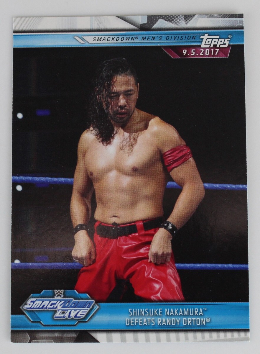 SHINSUKEさま Shinsuke Nakamura WWE Wrestling Trading Card Topps Raw Smackdown