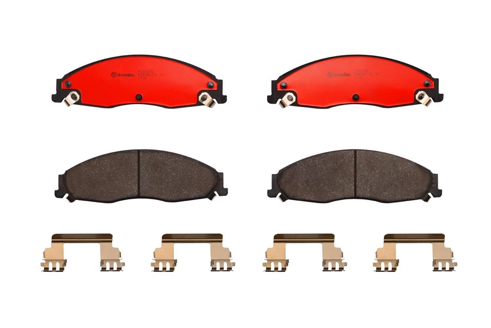 Juego de pastillas de freno de disco delanteras de cerámica Brembo P09006N para Cadillac STS 2005-2008 Foto 4 de 4