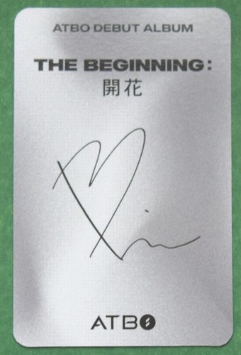 ATBO The Beginning 1st Mini Album Member Photocards PVC Platform Ver. Official - Picture 6 of 14