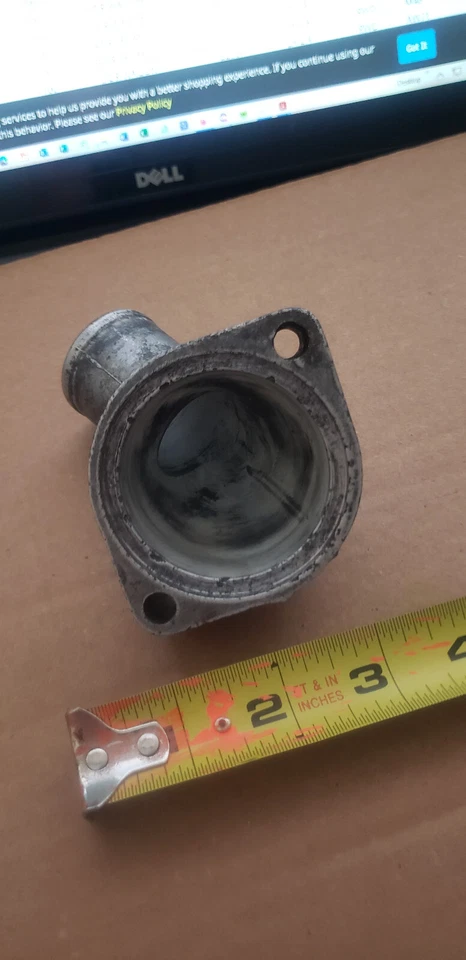 Carcaça de termostato Volvo 463434 para a maioria 240/740/760/780/940 - Imagem 3 de 4