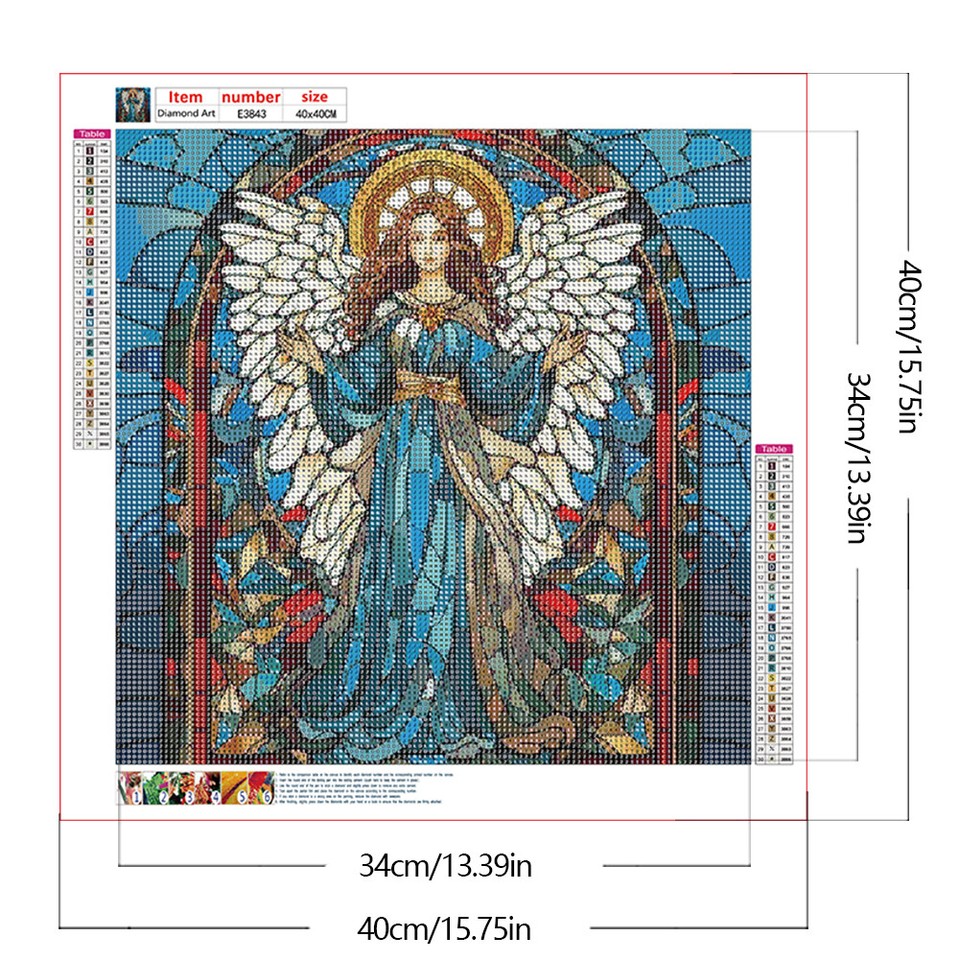 5D DIY Full Round Drill Diamond Painting Christmas Home Decor Art Craft