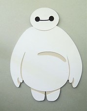Big Hero 6 Baymax 2 Paper Die Cut Paper Doll Scrapbook Embellishment