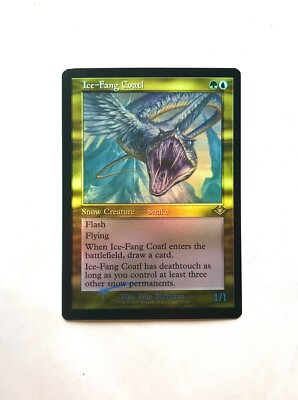 ice-fang coatl (retro frame) foil 50% OFF Small corner Dent 