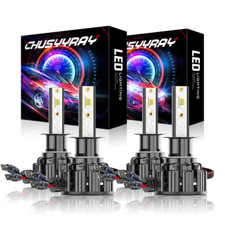 H1 H1 Combo 4000w 600000lm Led Headlight High Low Beam Kit Bulbs White 6000k 4x