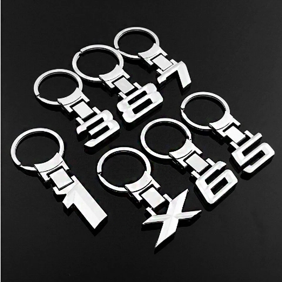For BMW 1 3 5 6 7 8 X Series Car Logo Key Chain keyring  Keychain Key Ring Alloy - Image 3 of 4