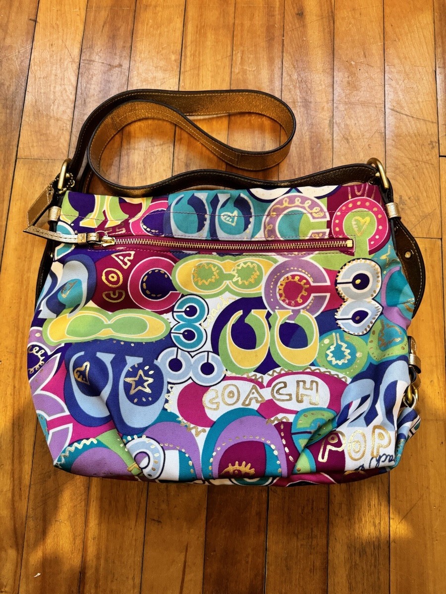 限定稀品！コーチCOACHポピービンテージ花柄ファッションバック 限定稀品！コーチCOACHポピービンテージ花柄ファッションバック