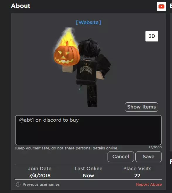 roblox headless account