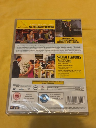 How I Met Your Mother - Series 9 (DVD, 2014) Region 2, Brand New Sealed - Picture 2 of 3