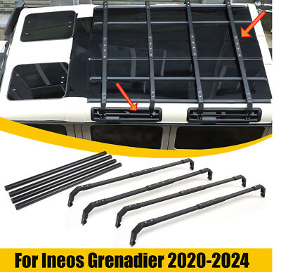 Car Top Roof Rack Cross Bar & Tube Cargo Luggage Carrier for Ineos Grenadier US