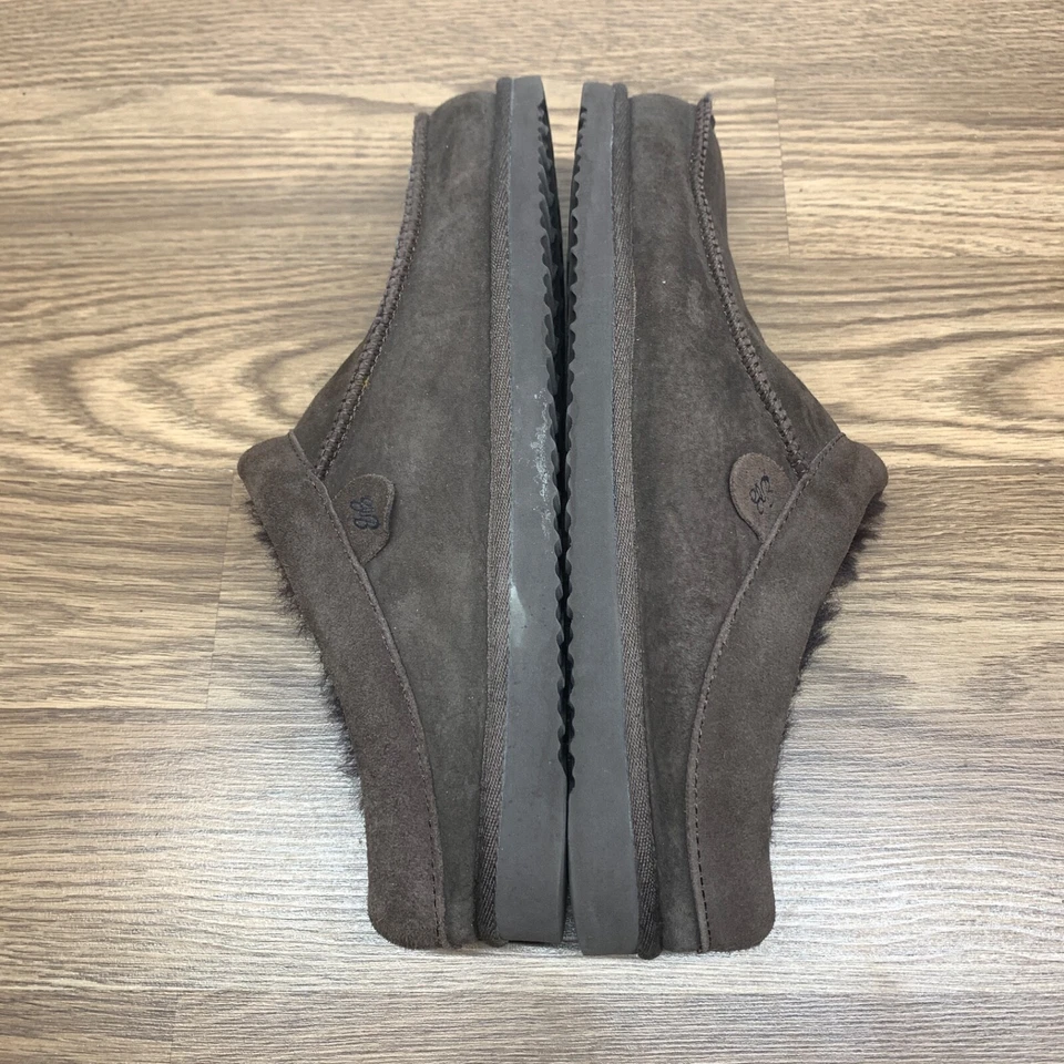 Zapatillas de piel de oveja Eddie Bauer Firelight Moc Scuff para hombre marrón 13 M Foto 2 de 4