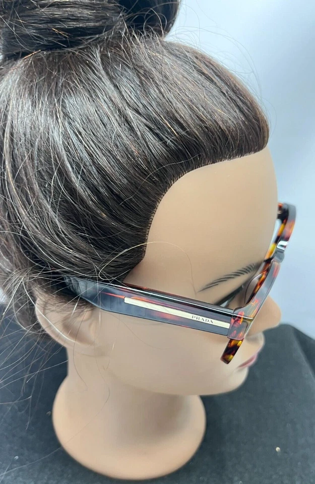 Prada PR A04S 13O03R 52 - Gafas de sol rojas Habana para hombre, SIN ESTUCHE Foto 2 de 4