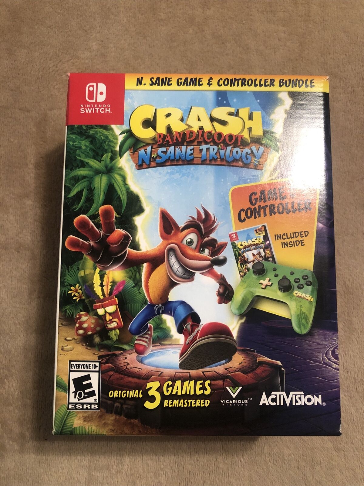 Nintendo Switch Crash Bandicoot N-Sane Trilogy Multicolor