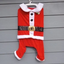 NEW Santa Claus Dog Sweater Costume Size XL Christmas Holiday Extra Large