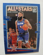 2020-21 Donruss Optic James Harden All Stars Blue Pulsar Prizm #5 Nets