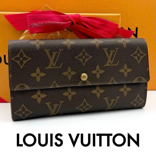Louis Vuitton Monogram Pochette Porte Mone Credit Bifold Wallet From Japan