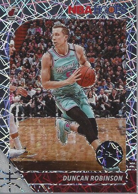 2019-20 Hoops Premium Stock Prizms Silver Laser #262 Duncan Robinson - BSK