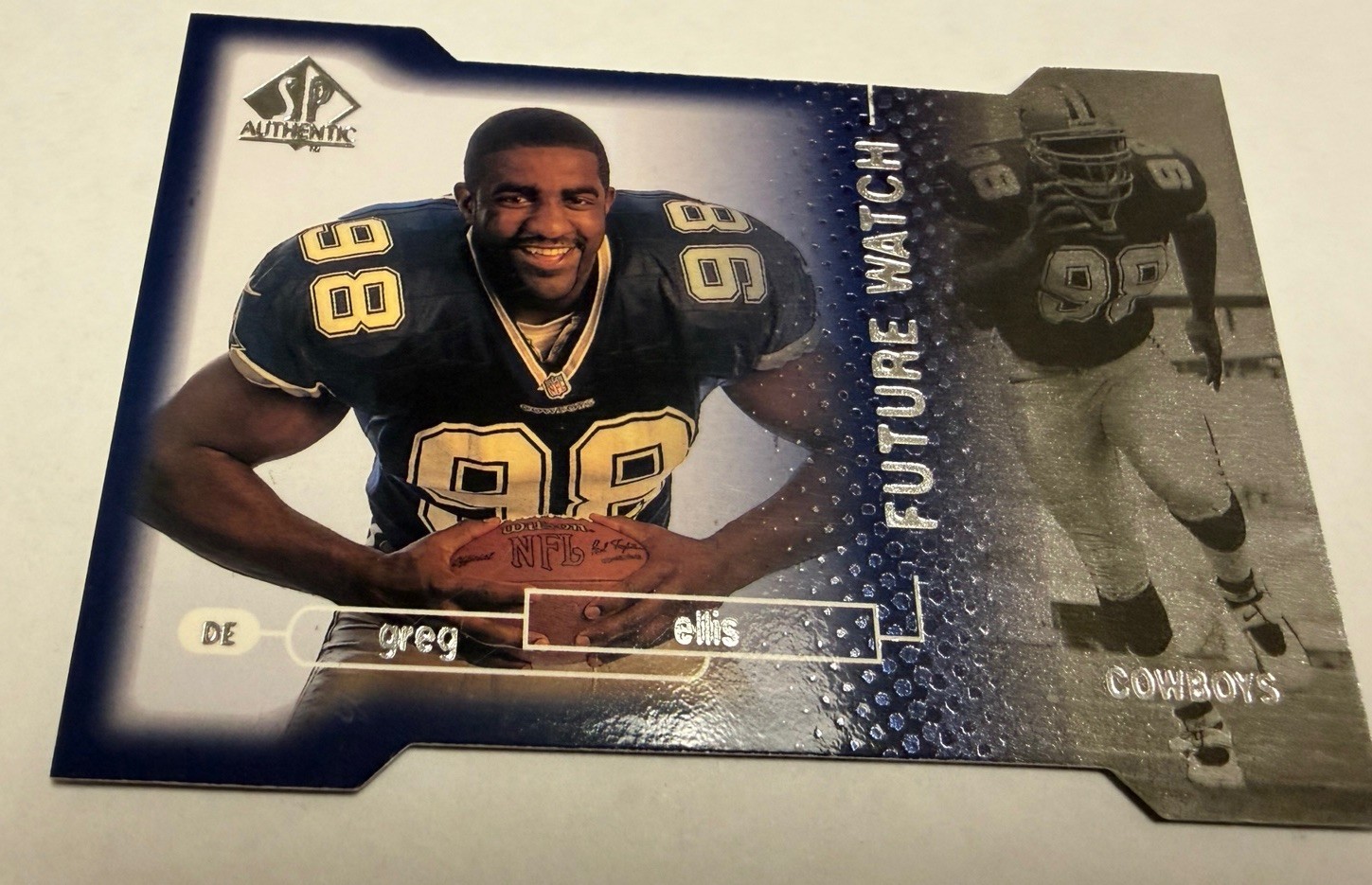 Greg Ellis SP Authentic #9 Die Cut