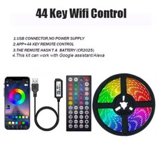 Rgb Led Strip Lights 5v Usb 5050 Smd Bluetooth App Remote Tv Room Backlight