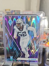 2023 Phoenix - Rookies D.J. Johnson #180 Purple Seismic 111/125 (RC) Panthers