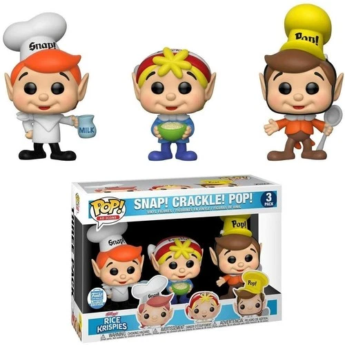 Funko Pop! Vinyl: Ad Icons - Kellogg's - 3 Pack - Snap Crackle Pop - Funko...