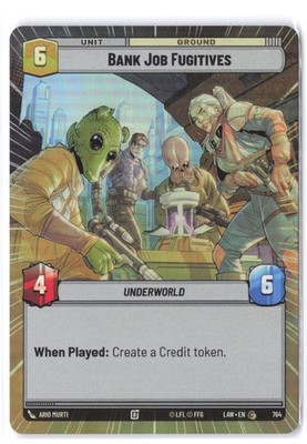 Bank Job Fugitives (Hyperspace Foil) 764 NM Foil A Lawless Time