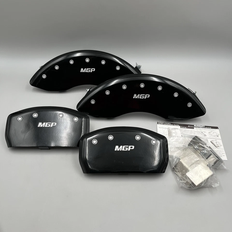Capas de pinça de freio MGP 2009-16 BMW 535i xDrive preto e prata - 22224SMGPBK - Imagem 3 de 4
