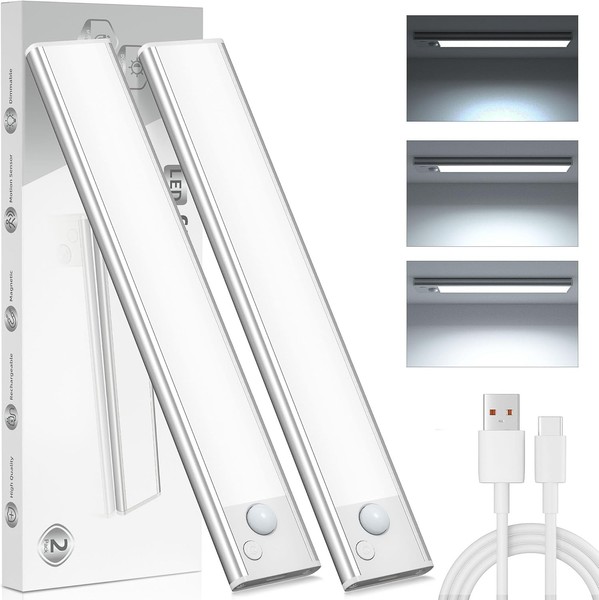 Led Unterbauleuchte KüChe Schranklicht Mit Bewegungsmelder Usb-image