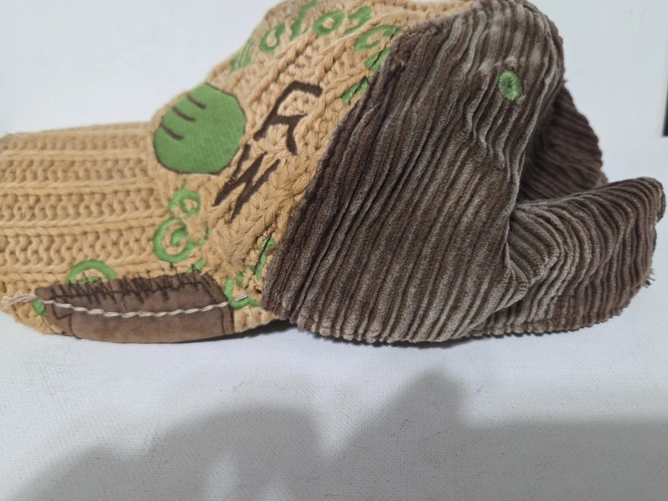 Sombrero de pana y cáñamo True Religion vintage marrón y tostado Foto 4 de 4