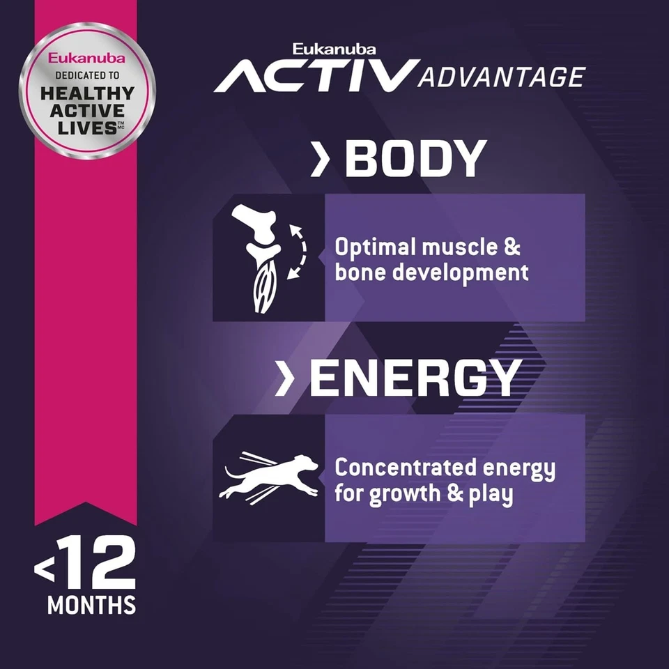 Eukanuba Puppy Medium Breed Dry Dog Food 30 lb Bag Premium Nutrition - Image 3 of 4