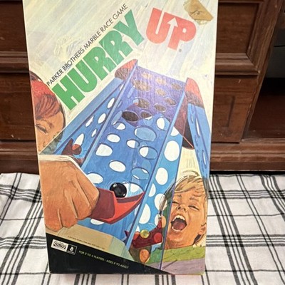 Parker Brothers Hurry Up Marble Race Complete Game w/ Box & Instructions