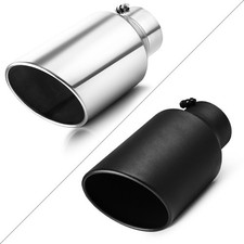 Diesel Stainless Steel Bolt On Exhaust Tip 5 Inlet 8 Outlet 15 Long Diesel Stainless Steel Bolt On Exhaust Tip 5 Inlet 8 Outlet 15 Long