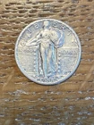 1928-S Standing Liberty Qtr, Almost Uncirculated