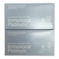 Immunotec Immunocal Platinum Glutathione Precursor 2 Packs - Exp: 9/2028