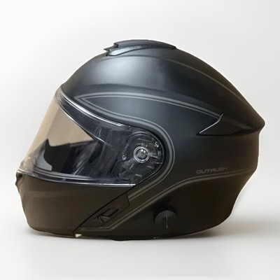 Sena Outrush Helmet Motorcycle Bluetooth Modular Flip-up Black Matte (M)