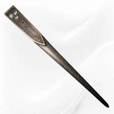 Antique Tiffany Studios Art Nouveau Bronze & Abalone Letter Opener New York 1163