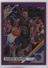 2019-20 Panini Chronicles Donruss Optic Traded Purple 28/49 Andrew Wiggins 13c1