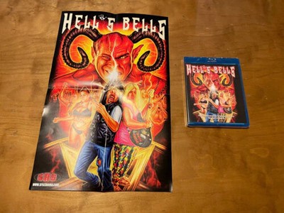 Hell's Bells Blu ray*SRS Cinema*Poster*Low Budget Horror*NEW/Sealed*