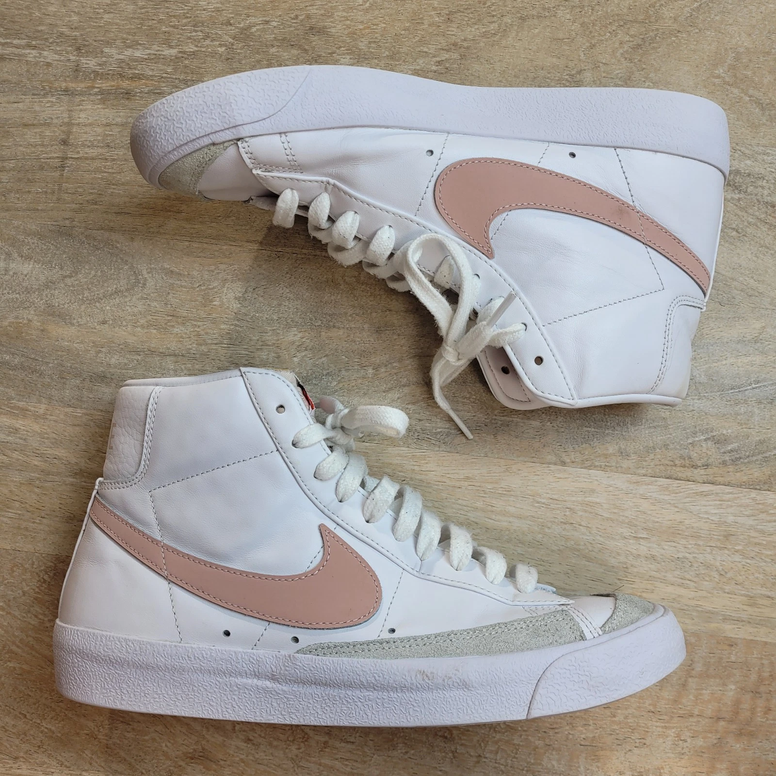 Nike Blazer '77 Vintage Mid Bianco Rosa Oxford Donna Taglia 9 5