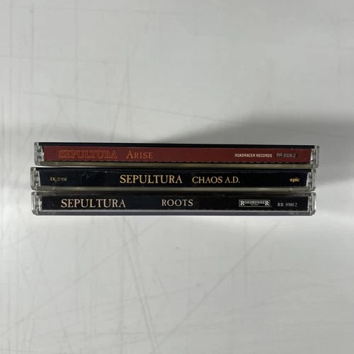 Sepultura CD Lot of 3 - Roots - Arise - Chaos A.D. image 3