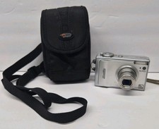 FUJIFILM FinePix F10 Silver Digital Camera 6.3MP 3x Zoom With Carrying Case