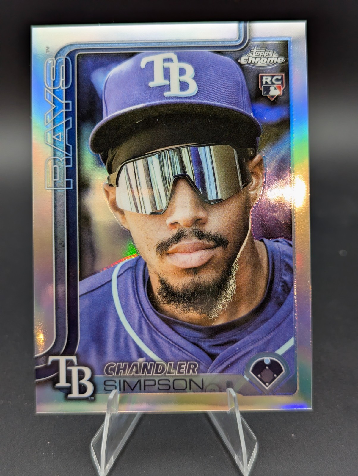 2025 Topps Chrome Update Chandler Simpson Image Variation USC179 Rays