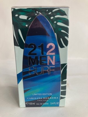 212 MEN SURF(Ltd.Edition-  Blue ) 3.4oz EDT Spray for Men, SEALED,100% AUTHENTIC