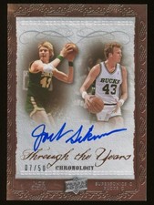 2007-08 Upper Deck Chronology #TE-JS Jack Sikma Through the Years #/50