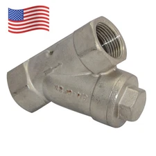 US STOCK 3/4" inch Stainless Steel 316 Y Strainer Mesh Filter Valve NPT Female