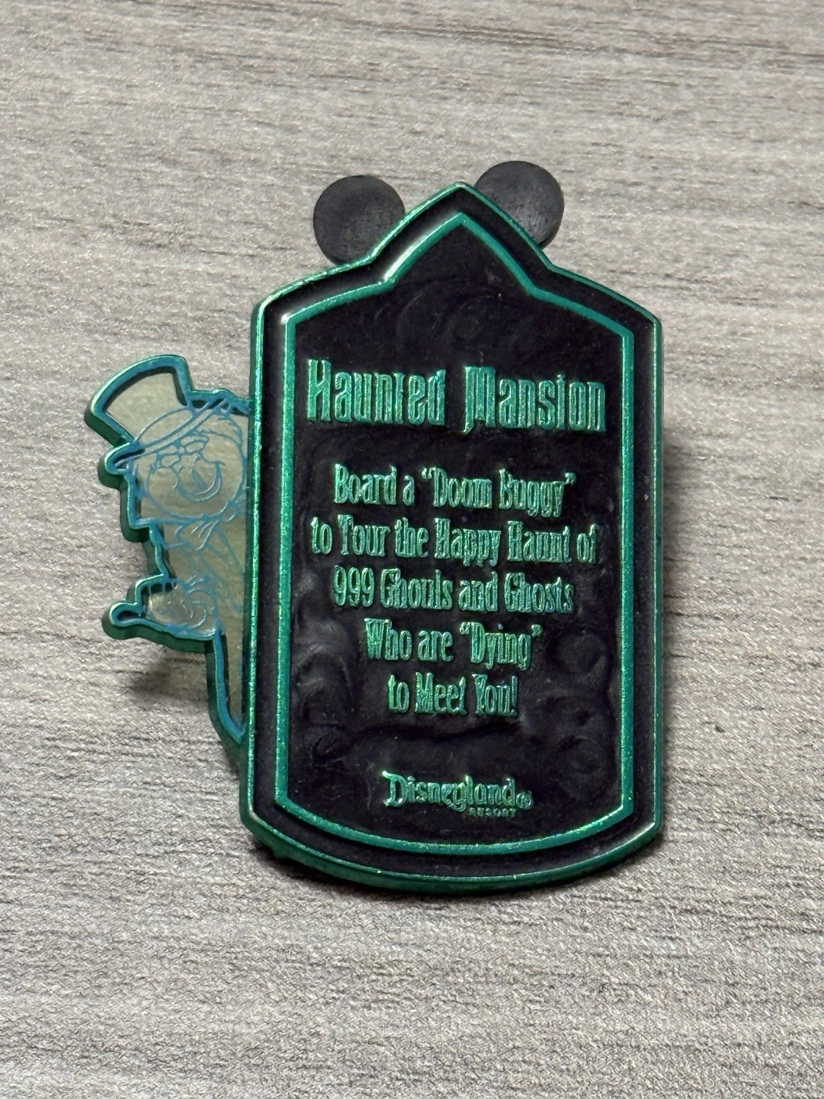 DISNEY AP Artist Proof Phineas Haunted Mansion Sign Surprise Release Pin LE500